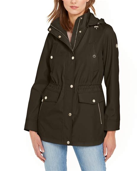 michael kors women's coats|michael kors anorak jacket women.